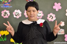 Abril Vergara Sakiyama, una tierna niña autista, culminó sus estudios primarios
