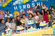 Alegría y felicidad en la fiesta de Hiroshi